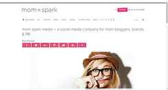 Desktop Screenshot of momsparkmedia.com